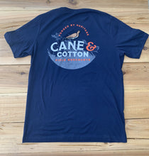 Load image into Gallery viewer, Cane and Cotton Signature Collection Navy T-Shirt
